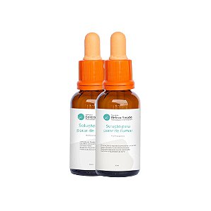 Solução Kit P/ Parar De Beber E Fumar Homeopatia Homeopático