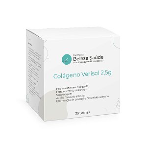 Colágeno Verisol ® - 30 Sachês De 2,5g - Pronto Para Uso