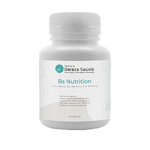Bs Nutrition Cloridrato De Betaina Hcl 300mg 120 Cápsulas
