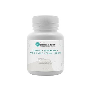 Luteína + Zeaxantina + Vit C + Vit E + Zinco + Cobre 120 Cps Ativo Puro