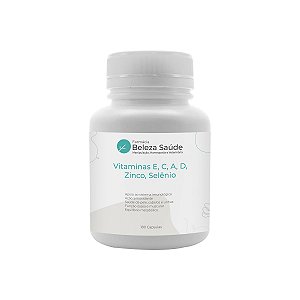 Vitaminas E, C, A, D, Zinco, Selênio : 180 Cápsulas