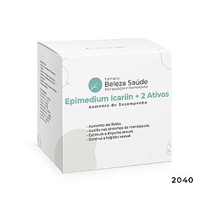 Epimedium Icariin + 2 Ativos - Aumento do Desempenho