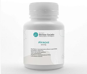 Alcaçuz 500mg  Proteção do Sistema Digestivo