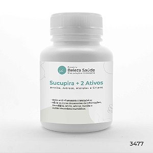Sucupira + 2 Ativos - Artrite, Artrose, Alergias e Gripes