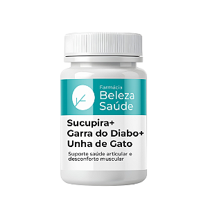 Sucupira + Garra do Diabo + Unha de Gato - Artrite, Artrose, Alergias e Gripes