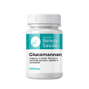 Glucomannan 600mg | Suplemento Natural Fibra Solúvel