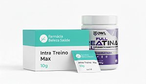 Kit Creatina Owl Pura 300g + Intra-treino Max 10g 60 Sachês