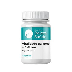 Vitalidade Balance + 6 Ativos 60 Cápsulas | Suporte GLP-1