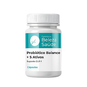 Probióticos Balance + 5 Ativos 60 Cápsulas | Suporte GLP-1