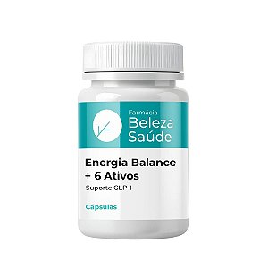 Energia Balance + 6 Ativos 60 Cápsulas | Suporte GLP-1