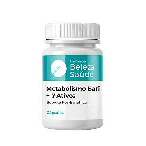 Metabolismo Bari + 7 Ativos 60 Cápsulas | Suporte Pós-Bariátrico