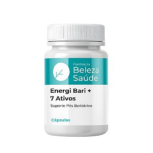 Energia Nutricional no Pós-Bariátrico + 7 Ativos 60 Cápsulas | Suporte Pós-Bariátrico