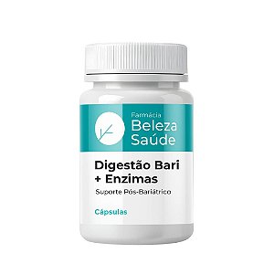 Digestão Bari + Enzimas 60 Cápsulas | Suporte Pós-Bariátrico