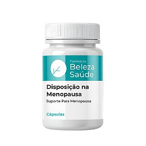 Disposição Feminina na Menopausa + 7 Ativos 60 Cápsulas | Suporte para Menopausa