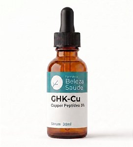 GHK-CU 5% Sérum 30ml | Peptídeo de Cobre (Bio-Copper Peptídeo)