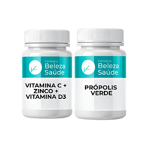 KIT Pai Blindado - Própolis verde + vitamina C, D3 e zinco