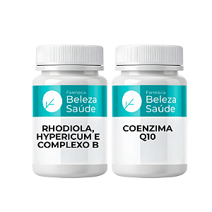 KIT Herói da Rotina - Coenzima Q10 + Rhodiola, Hypericum e Complexo B