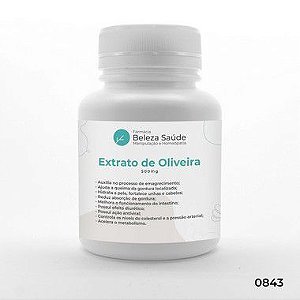 Extrato De Oliveira 500mg - Perda de Peso