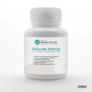 Chlorella 500mg + Spirulina 500mg - Composto Detox Natural