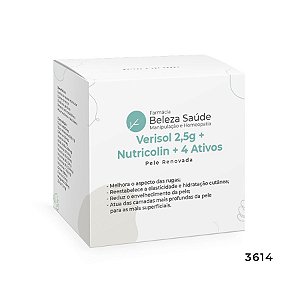 Verisol 2,5g + Nutricolin + 4 Ativos - Pele Renovada