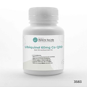 Ubiquinol 60mg Co Q10 - Anti Envelhecimento