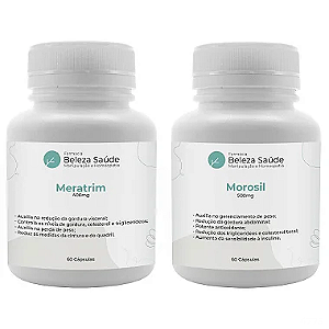 Meratrim 400mg 60 Cápsulas + Morosil 500mg 60 Cápsulas : 2 Produtos para Emagrecer com Saúde