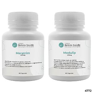 Meratrim 400mg 60 Cápsulas + Modulip 200mg 60 Cápsulas : 2 Produtos para Emagrecer com Saúde