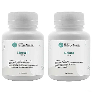 Relora 330mg 60 Cápsulas + Morosil 500mg 60 Cápsulas : 2 Produtos para Emagrecer com Saúde