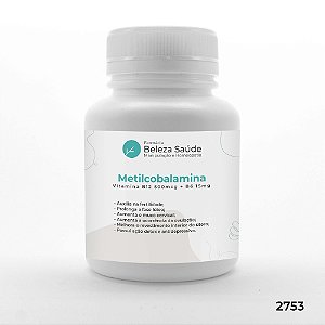 Metilcobalamina Vitamina B12 500mcg + B6 15mg