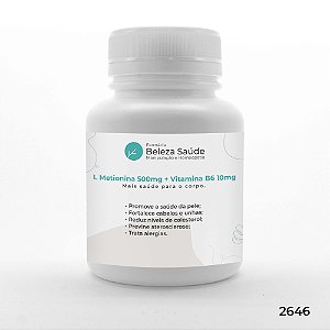 L Metionina 500mg + Vitamina B6 10mg