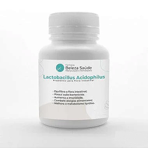 Lactobacillus Acidophilus Probiótico Para Flora Intestinal