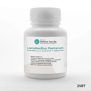 Lactobacillus Plantarum Probiótico p/ Ansiedade e Depressão