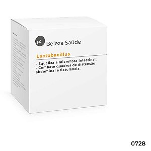 Lactobacillus Paracasei 1 Bilhão ufc, Lactobacillus Rhamnosus 1 Bilhão ufc, Lactobacillus Acidophilus 1 Bilhão ufc, Bifidobacterium Lactis 1 Bilhão ufc, FOS