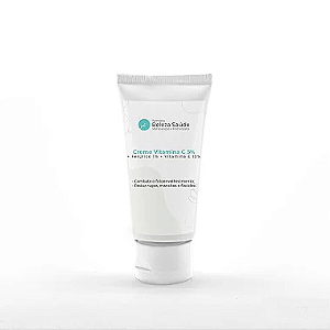 Creme Vitamina C 5% + Ácido Ferúlico 1% + Vitamina E 10% - Linda pele