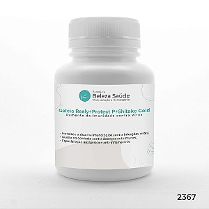 Geleia Realy + Protect P +  Shitake Gold : Aumento da Imunidade Contra Vírus - Fórmula Vegana