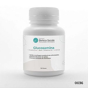 Mais Forte que Osteo Bi-flex ( Glucosamina + Condroitina + Msm + Vitamina D3 + 4 Ativos ) : Artrite, Artrose e Dores - 150 Cápsulas