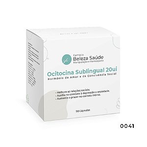 Ocitocina Sublingual 20ui : Hormônio do Amor e da Convivência Social - 90 Doses