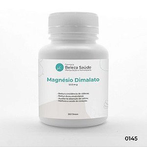 Magnésio Dimalato 550mg  -  Saúde Corporal - 260 doses