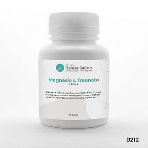 Magnésio L Treonato 420mg - 90 doses