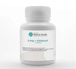 5-htp + Piridoxal + 6 Ativos - Insônia, Estresse e Ansiedade - 30 doses