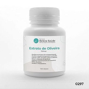 Extrato De Oliveira 750mg - Perda de Peso - 100 doses