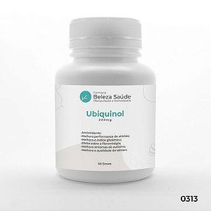 Ubiquinol 200mg Co Q10 - Anti Envelhecimento - 60 doses
