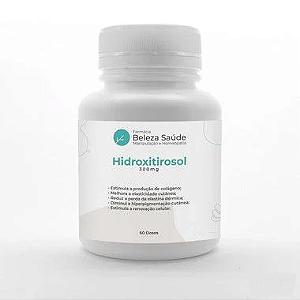 Hidroxitirosol 300mg Trata Manchas Faciais - 60 doses