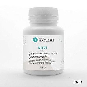 BioSil 300mg Tratamento da Pele e Cabelos e Unhas - 90 doses
