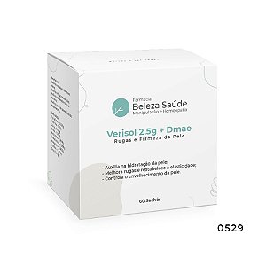 Verisol 2,5g + Dmae - Rugas e Firmeza da Pele - 60 doses