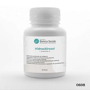 Hidroxitirosol + Vitamina C - Combate Manchas no Rosto - 60 doses