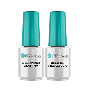 Ciclopirox Olamina Esmalte & Óleo De Melaleuca : Kit com produtos - 10ml Cada