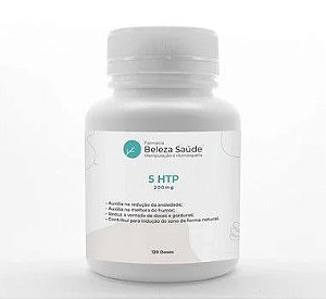 5 HTP  200mg Stress, Ansiedade, Tensão e Insônia - 120 doses