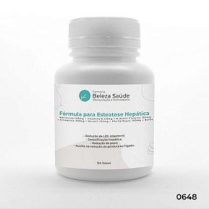 Fórmula para Gordura no Fígado Esteatose Hepática - 120 doses