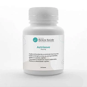 Actrisave 250mg Queda de Cabelos e Saude Capilar - 30 doses